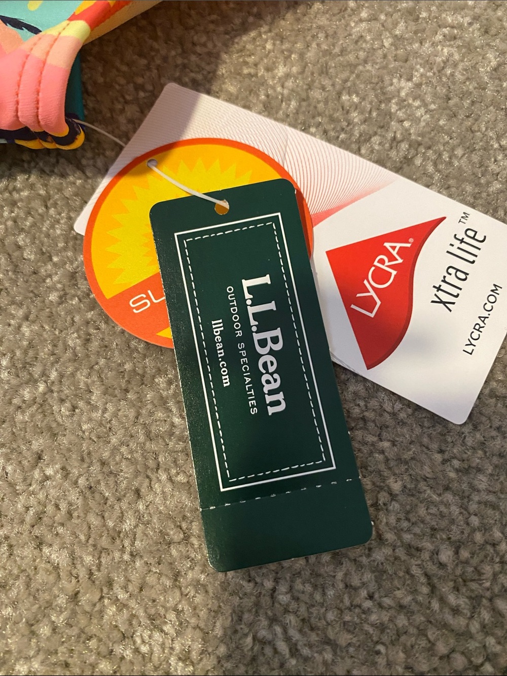L.L. Bean Tankini Grapefruit Print - Picture 2 of 6